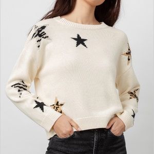Rails Perci Neutral Animal Star Sweater